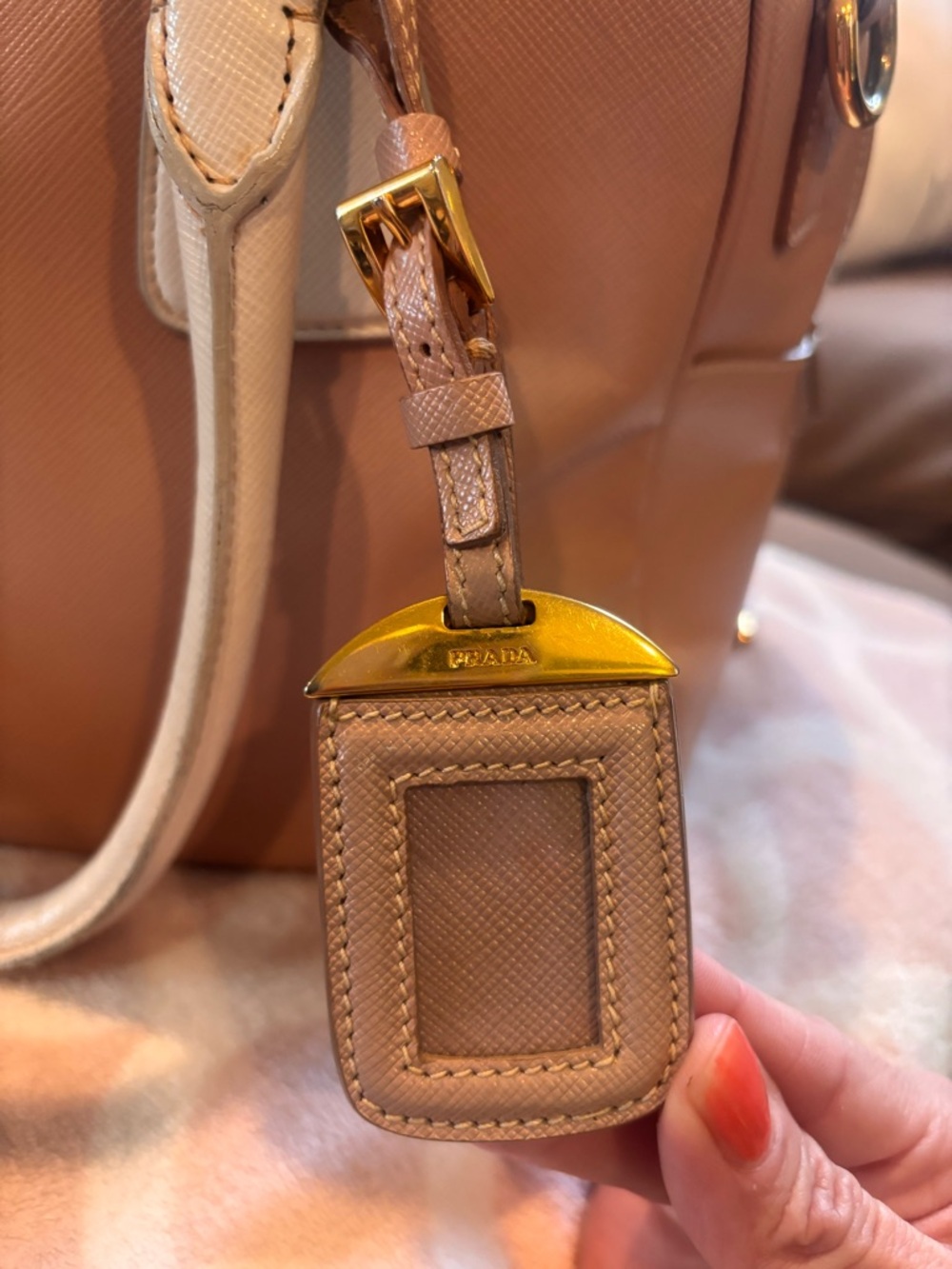PRADA Saffiano Leather Shoulder Bag - Picture 7 of 14